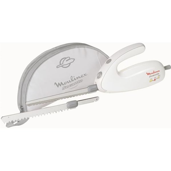 Sähköveitsi - MOULINEX SECANTO WHITE - 100W - Itseteroittuvat terät - Erikoispakasteet