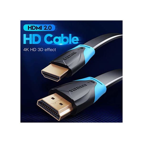 HDMI-kabel - Vention - 3 m - 18 Gbps - Han til han - Multifarvet - Multimedia-forbindelse - Computerkompatibel - Rund