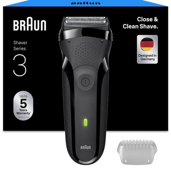 Elkedel - BRAUN - Serie 3 300s - 30 min - Sort