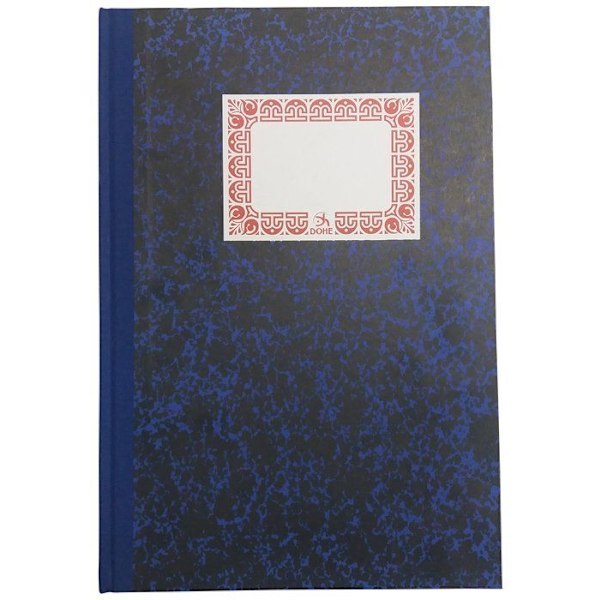 Dohe Notebook - 9950 - Sininen A4 Account Book 100 ikkunaluukut