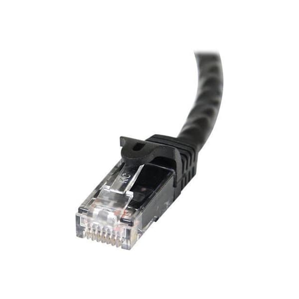 STARTECH Cat6 Gigabit UTP-netværkskabel - Hookless - 10 m - Anti-Snag RJ45 Ethernet-ledning - Han / Han Patch-kabel - Sort