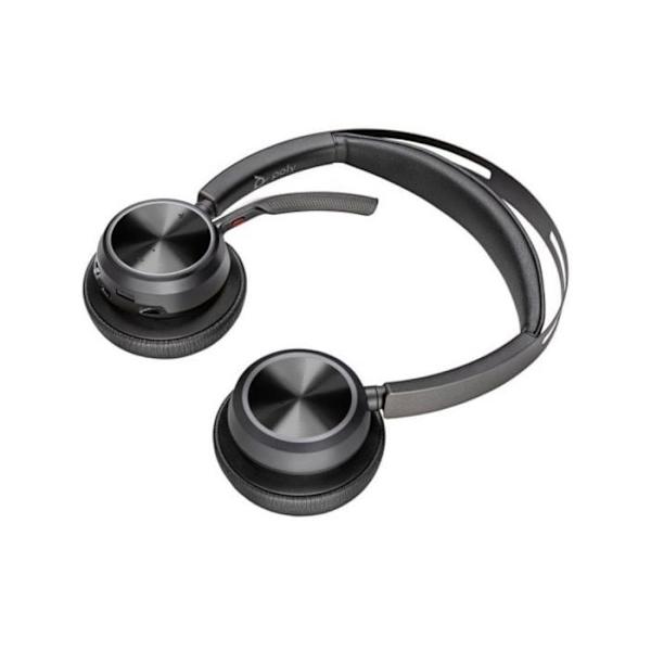 HP Poly Voyager Focus 2 Bluetooth Stereo Over-ear Headset Black Noise Cancelling Headset Computer
