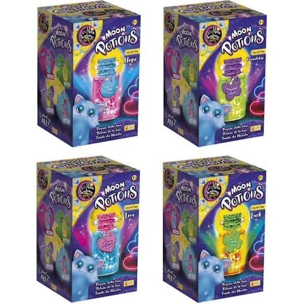 Trolldrycker - LISCIANI - The Moon Academy - Skapande kit - Originalflaskor - Kreativa aktiviteter Flerfärgad