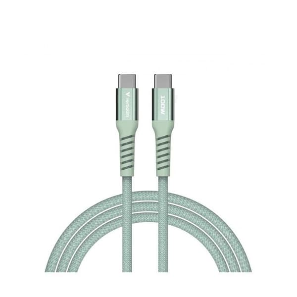 VERBATIM CABLE USB-C/USB-C 100W VERT