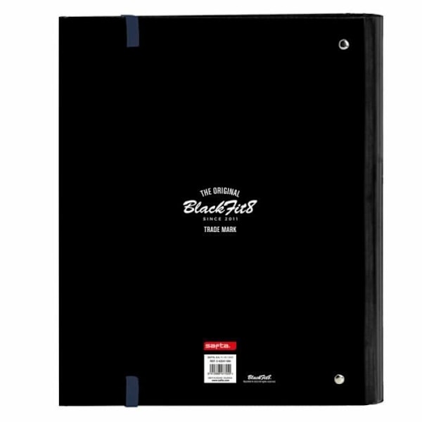 BlackFit8 Urban A4 ringbind Sort marineblå (27 x 32 x 3,5 cm)