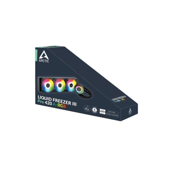 Arctic Liquid Freezer III Pro 420 mm 3 A-RGB-tuulettimella