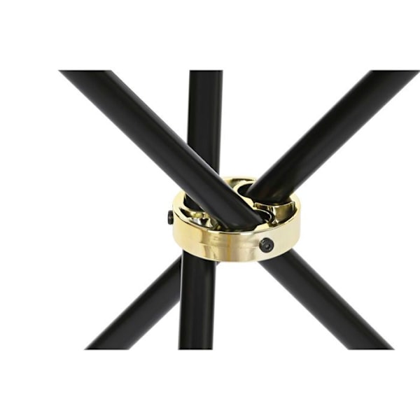 MDF trä metall sidobord DKD Home Decor vit/svart/guld