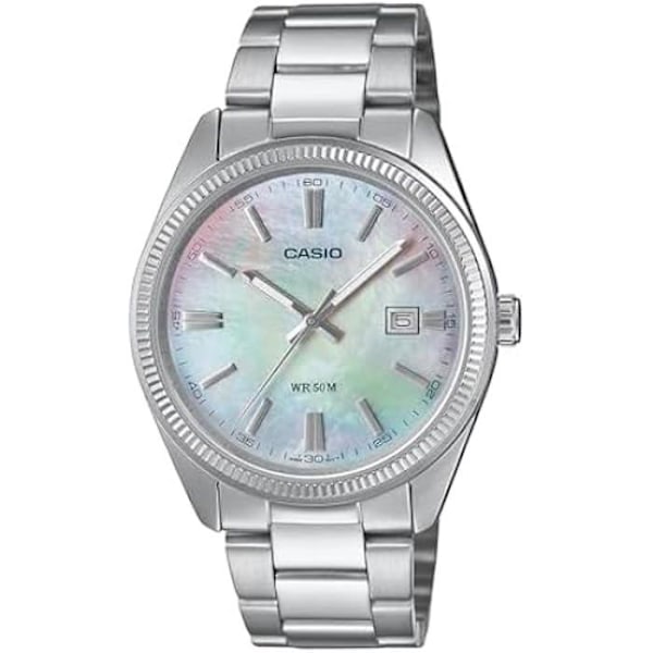 Kello - CASIO - MTP-1302DS-7AVDF - Hopea - Teräs - Vesitiiveys 3 ATM Silver