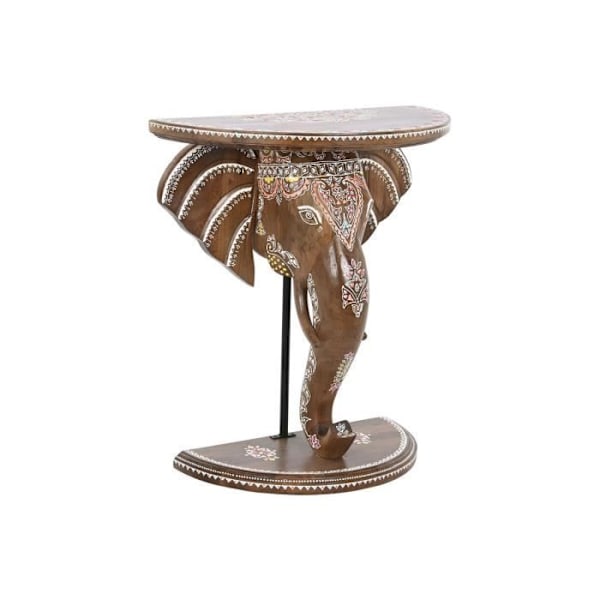 Sidebord - Flerfarvet mangotræ - Højde 78 cm