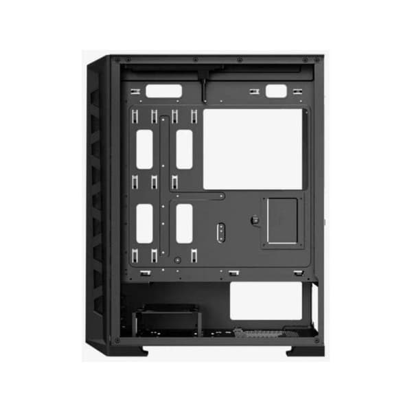 Caja Hiditec MH12 Glas E-ATX ARGB 4 Ventilatorer Tempereret Glas USB-C Sort