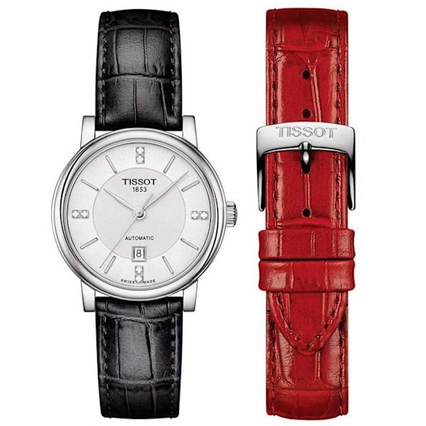 Tissot Ur - Kvinder - T1222071603601 - Sort Læder - Vandtæt 5 ATM Svart