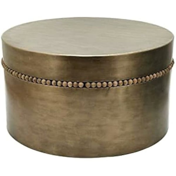 Sidobord - DKD HEMINNREDNING - Standard - Guld - Metall - 76x76x42 cm gyllene