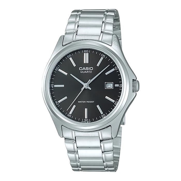 Ur - Casio - MTP-1183PA-1AEG - Rustfrit stål - Kvarts - Sort Svart silver