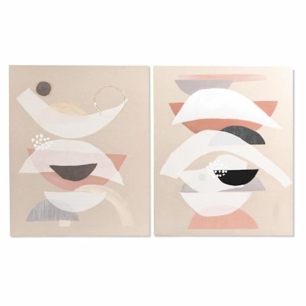 kehys 75,5 x 3,7 x 100 cm moderni abstrakti (2 kpl)