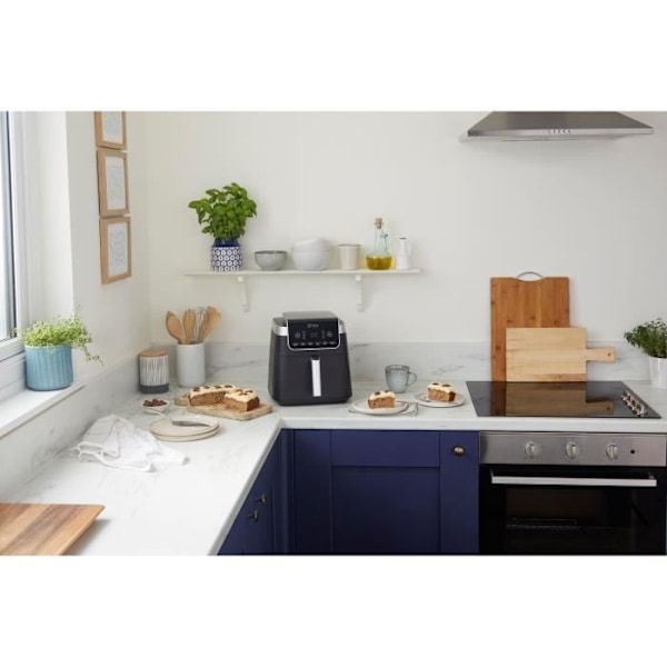 Friteuse - NINJA - Max AF180EU - 2000 W - Musta - Muuttuva lämpötila - Ajastin