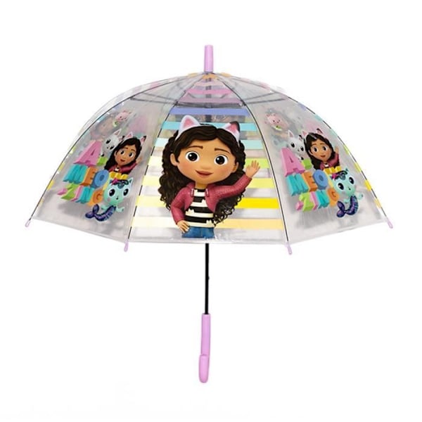 Sateenvarjo - Gabby ja taikamaja - 43 cm - PVC-kahva - Lapsi - Sekä pojille että tytöille