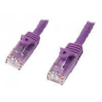 Cat6 Gigabit UTP netværkskabel uden krog 15m - STARTTECH - Lilla