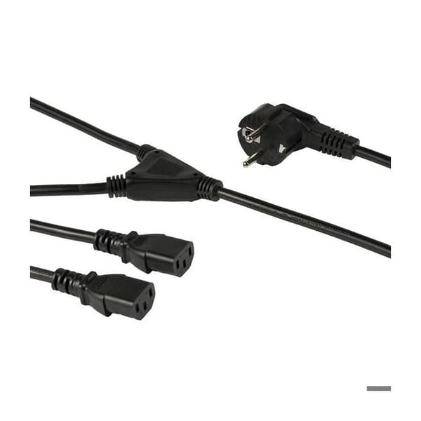 STARTECH Standard strømledning - 2 m - Til skærm, computer - Schuko CEE 7/7 / IEC 60320 C13 - 250 V AC / 10 A