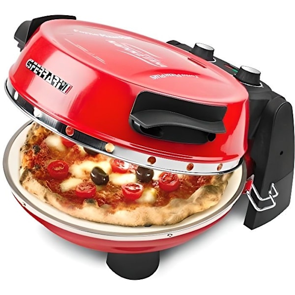 Pizzaugn - G3Ferrari - G10032 - Elektrisk - 1200 Watt - Variabel temperatur Röd