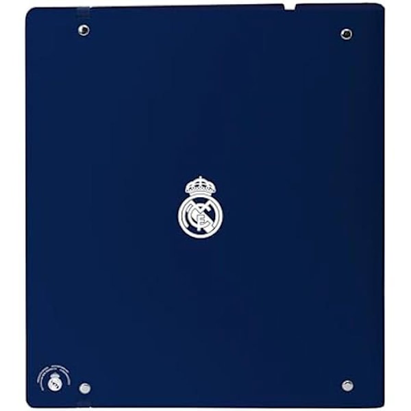 Safta-kansio - Real Madrid 24/25 - 4 rengasta 35mm - 100 A4 arkkia - Valkoinen