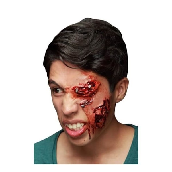 Inficeret Ansigts-Make-up FX i Latex - Disfrazzes - One Size - Multifarvet