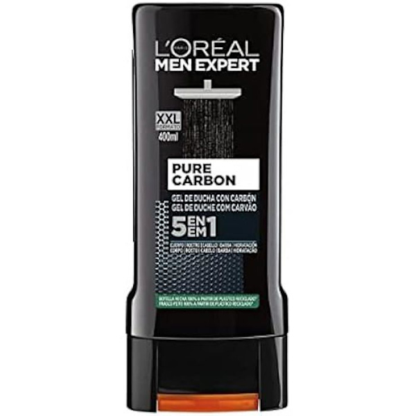 Suihkugeeli - MEN EXPERT - Pure Carbon - 5 in 1 - 400 ml - Miehille