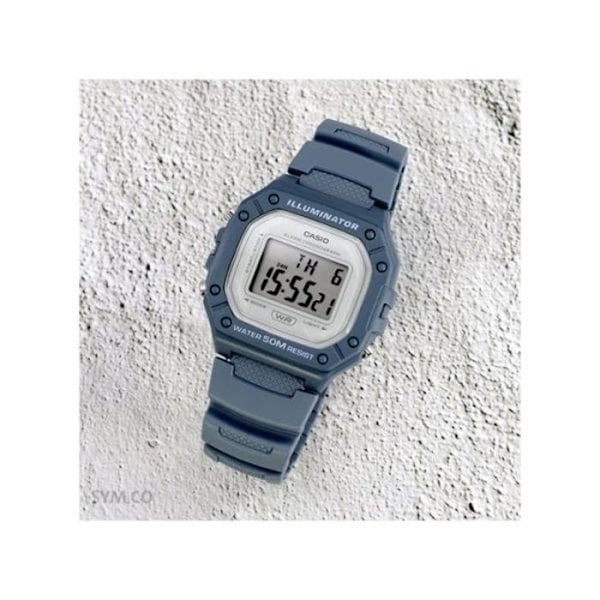 Casio Himmelblå – Digital skærm – Sport & Vandtæt – W-218HC-2AVDF