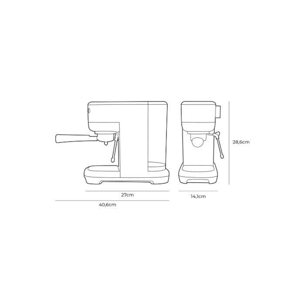 null - Edm 20 Bar Espressomaskine - Edm