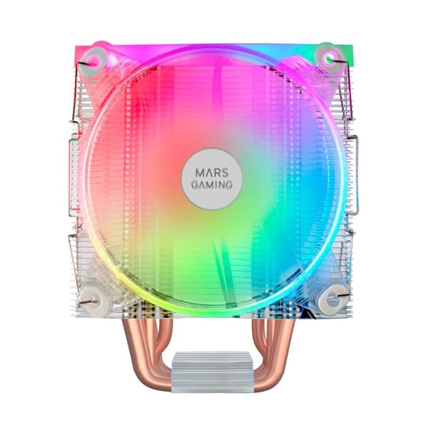 Ventilator til processor - Mars Gaming - MCPU66 RGB - Transparent - Socket AM4 - Aluminium