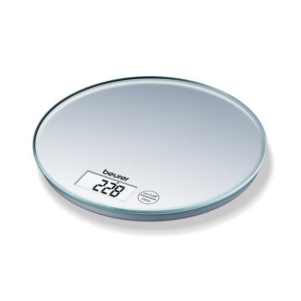 Beurer KS 28 elektronisk køkkenvægt - 5 kg max - Tara funktion - Sølv