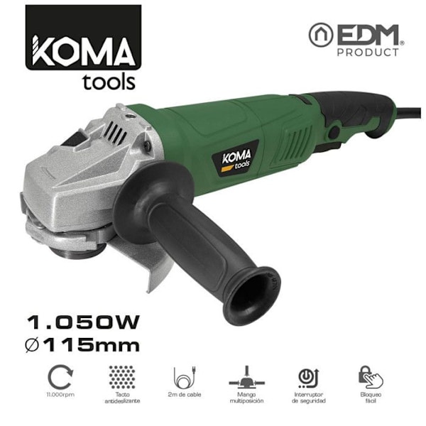 Hiomakone 115mm 1050w edm
