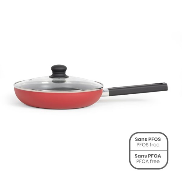 Paistinpannu 26 cm - Livoo - MEP153R - Punainen Röd