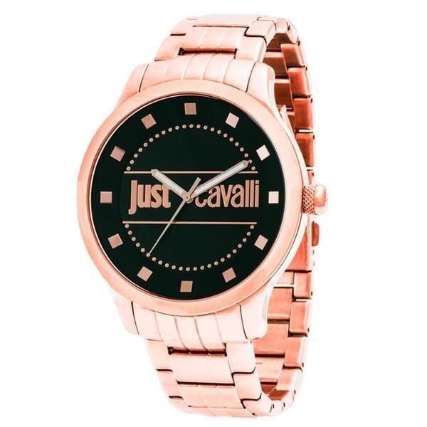 Ur - JUST CAVALLI - JUST HUGE - Sort - Roséguld - Metal Svart, roséguld