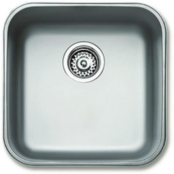 Køkkenvask - TEKA - BE 40.40 Plus - 1 skål - Rustfrit stål - 406 x 406 mm Rostfritt stål