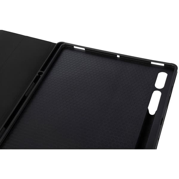 Tablet case - TUCANO - Gala - Samsung Galaxy Tab S9 Ultra - Mørkegrå - Robust materiale Sort med nylon-effekt