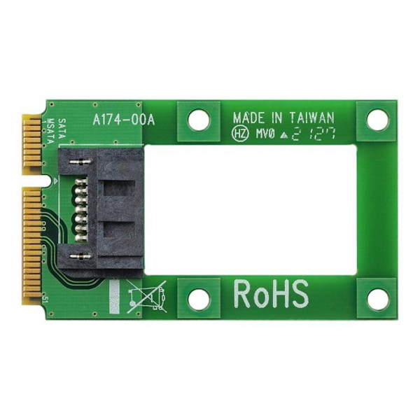 mSATA til SATA-adapter - STARTECH - MSAT2SAT3 - 6 Gb/s - Rød - Intern