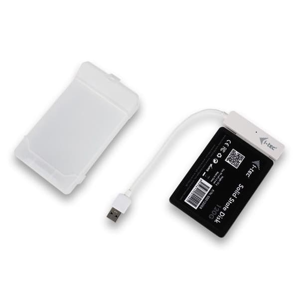 Kabinet til Harddisk - I-TEC - MySafe - USB 3.0 - 2.5" - Serial ATA/600 - Hvid
