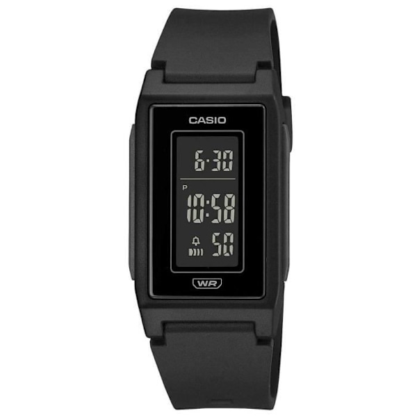 Casio Ur - Unisex - LF-10WH-1EF - Vandtæt 3 Atm - Sort plastikrem Svart
