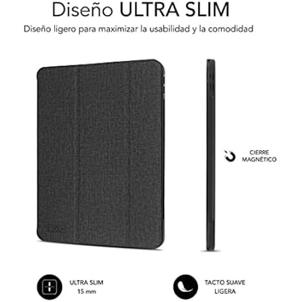 SUBBLIM Shock Case iPad 10,9" 10A Gen Sort Svart
