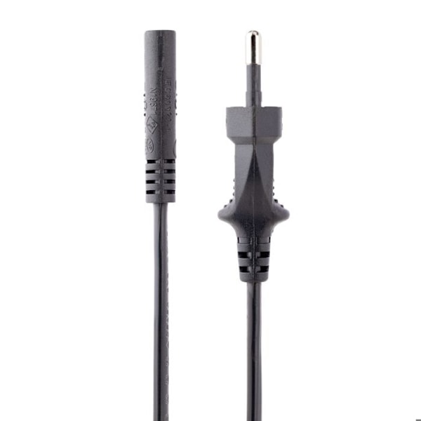 StarTech.com 2m kannettavan tietokoneen virtajohto - EU-liitin C7:lle, 2,5A 250WG, 18AWG - virtajohto I:lle