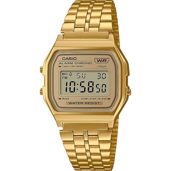 Vintage klocka - CASIO - Multifunktion - Guld gyllene