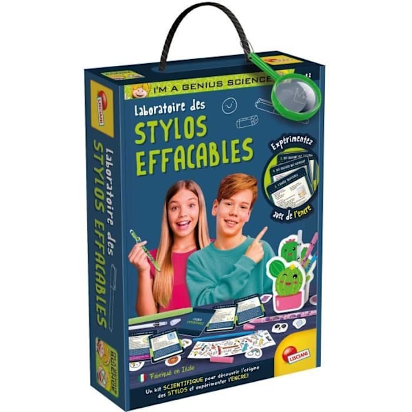 Laboratorium for udviskelige penne - Videnskabeligt kit - JEG ER EN GENIUS - Tilpasselige penne, blæk oplevelser