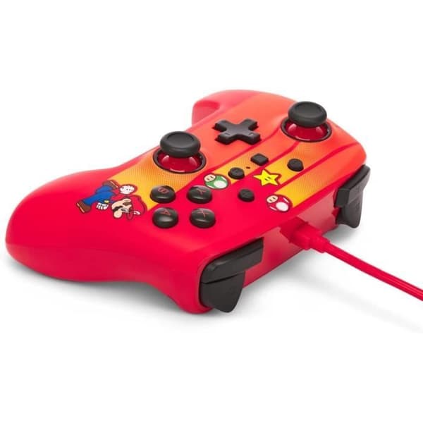 Kablet controller - POWER A - Nintendo Switch - Speedster Mario Rød og blå