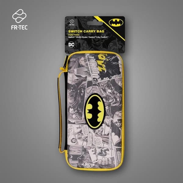 Housse Gamebag - FR-TEC - BATMAN - Beskyttelse til Nintendo Switch - Grå - Unisex Batman