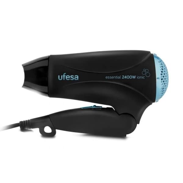 Sammenfoldelig hårtørrer - UFESA - SC8310 - 2400W - Iongenerator - Diffuser og koncentrator