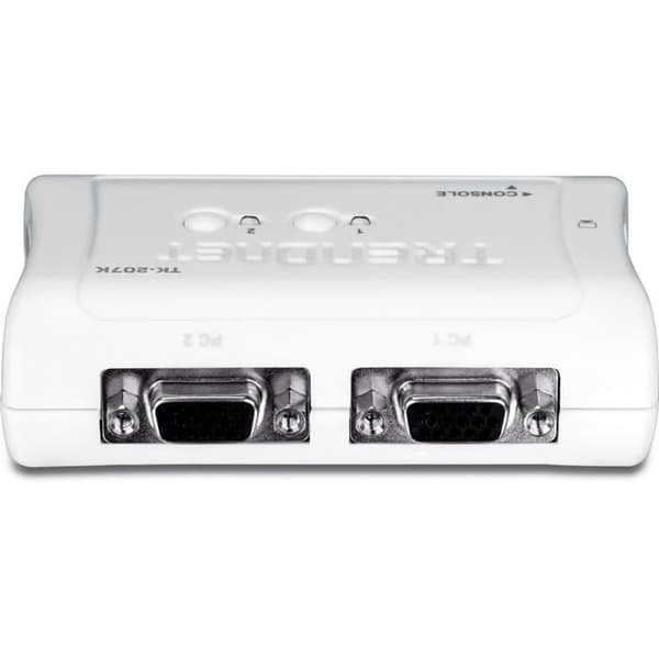 TRENDnet TK-207K KVM 2 VGA USB-porte + 2 kabler