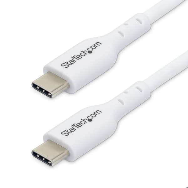 USB-C Opladningskabel - STARTECH.COM - 2m - 60W - Hvid - Dataoverførsel 480Mbps