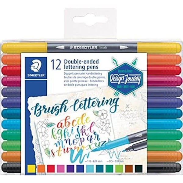 Filtpennsats - STAEDTLER - S8423421 - Flerfärgad - Mått 9,61 x 7,12 x 18,8 cm Flerfärgad