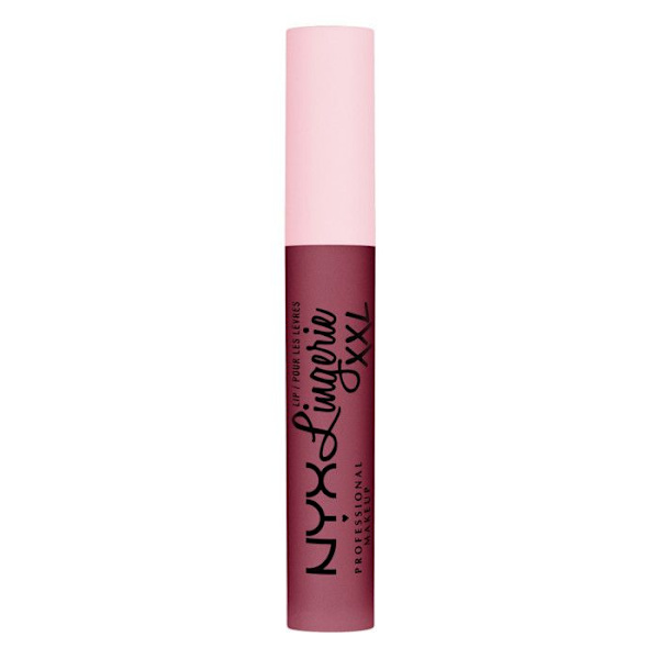 Matte Liquid Lipstick - NYX PROFESSIONAL MAKEUP - Lip Lingerie XXL - Pitkäkestoinen - Vegaani - Sävy Bust-ed