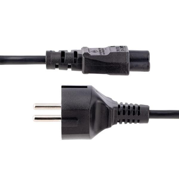 Virtajohto - StarTech - 753E-3M-POWER-LEAD - 3m - Schuko CEE 7/7 - Clover Leaf IEC C5